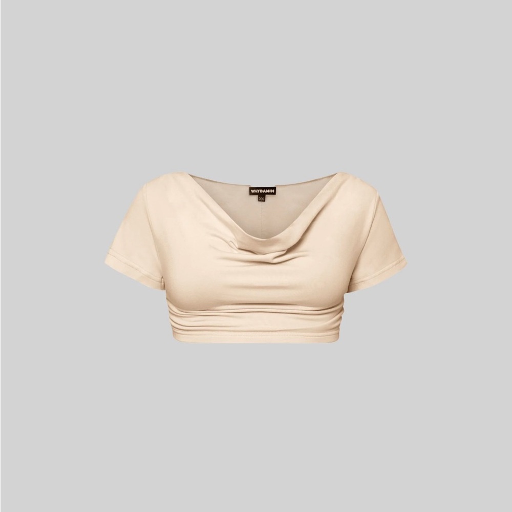 Out From Under Beige Crop Top